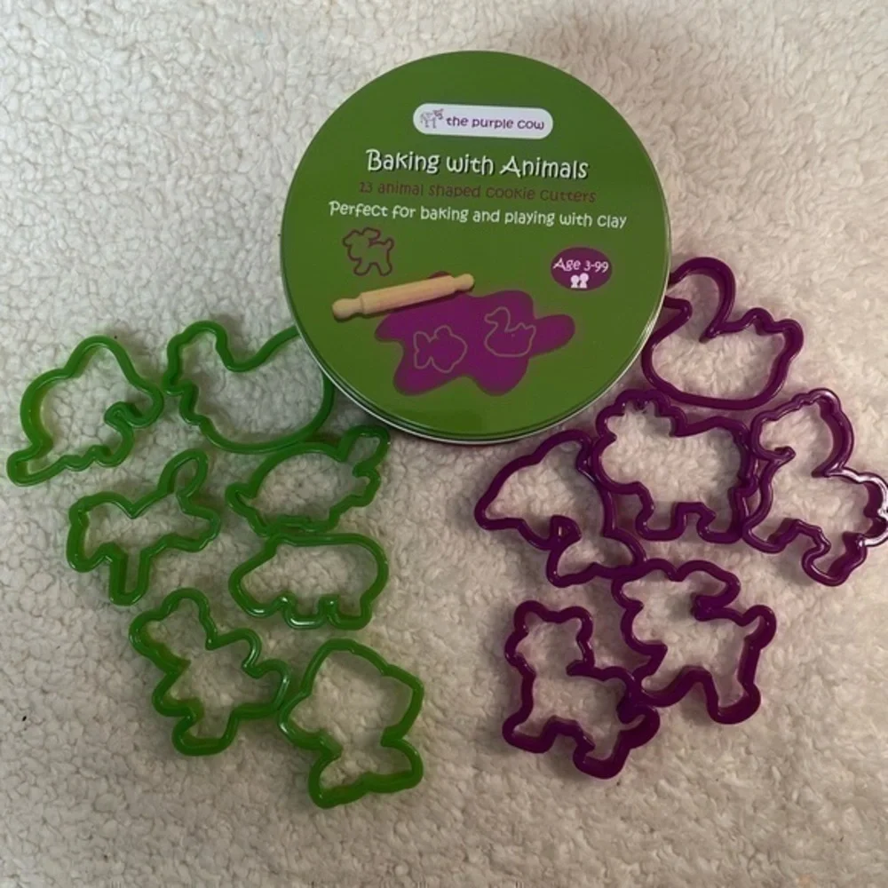 Purple Cow “Animal Shaped” Cookie Cutters